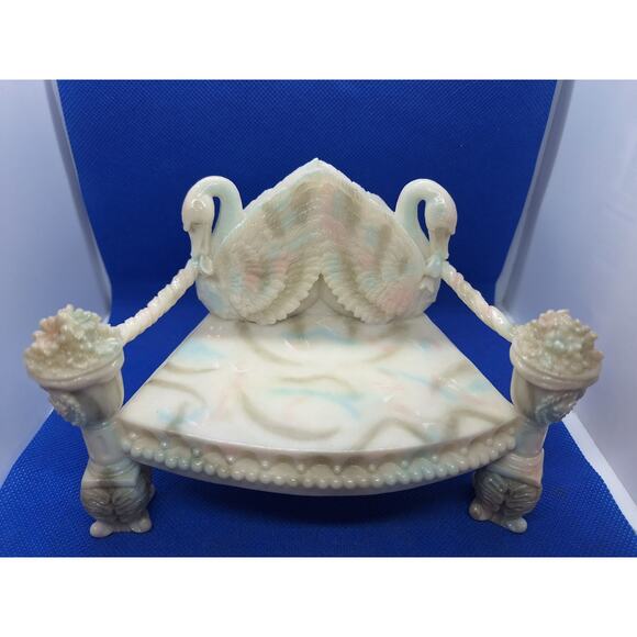 Cherished Teddies  Chantel and Fawn " We're Kindred Spirits  " Figurine w/ Bench - Picture 2 of 8